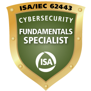 ISA/IEC 62443 Cybersecurity Fundamentals Specialist badge